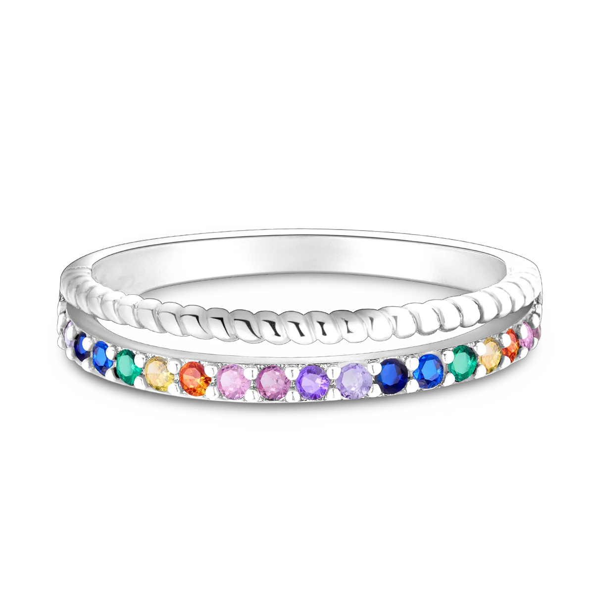 Silver Plated Women Luxury Stackable Ring Real Infinite Flower Daisy Fine Jewelry Rings For Engagement Weddling Party