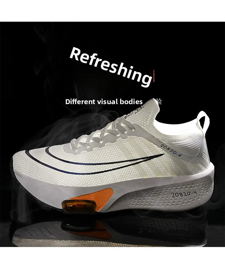 NEW Running Shoe Air Cushion Speciality Marathon Men Sports Breathable Lightweight Women's Comfortable Athletic Nonskid Sneakers