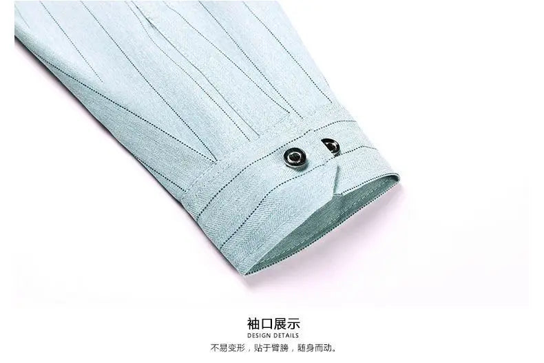 Fake Two Pieces Men Polo Shirts Turn-down Collar Striped Patchwork Business Casual Thermal Long Sleeve Comfortable Knitted Tops