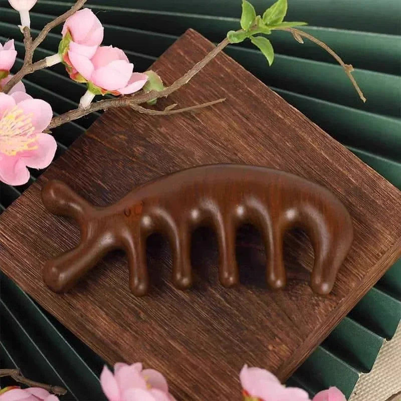 Specialized Round Head Massage Comb | Stimulate Scalp Circulation for Hair Growth | Anti-Static Wide Tooth Design