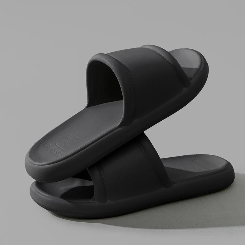 New Men's Slippers EVA Non-slip Bathroom Slipper Soft Comfortable Home Summer Sandal Indoor Bathroom Slippers Male Shower Shoes