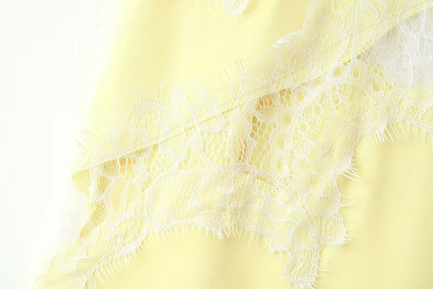 KONDALA Satin Sexy Lace Spliced Short Sling Dress Women Sleeveless Backless Asymmetric Sexy Party Dresses 2025 Autumn Lady Dress