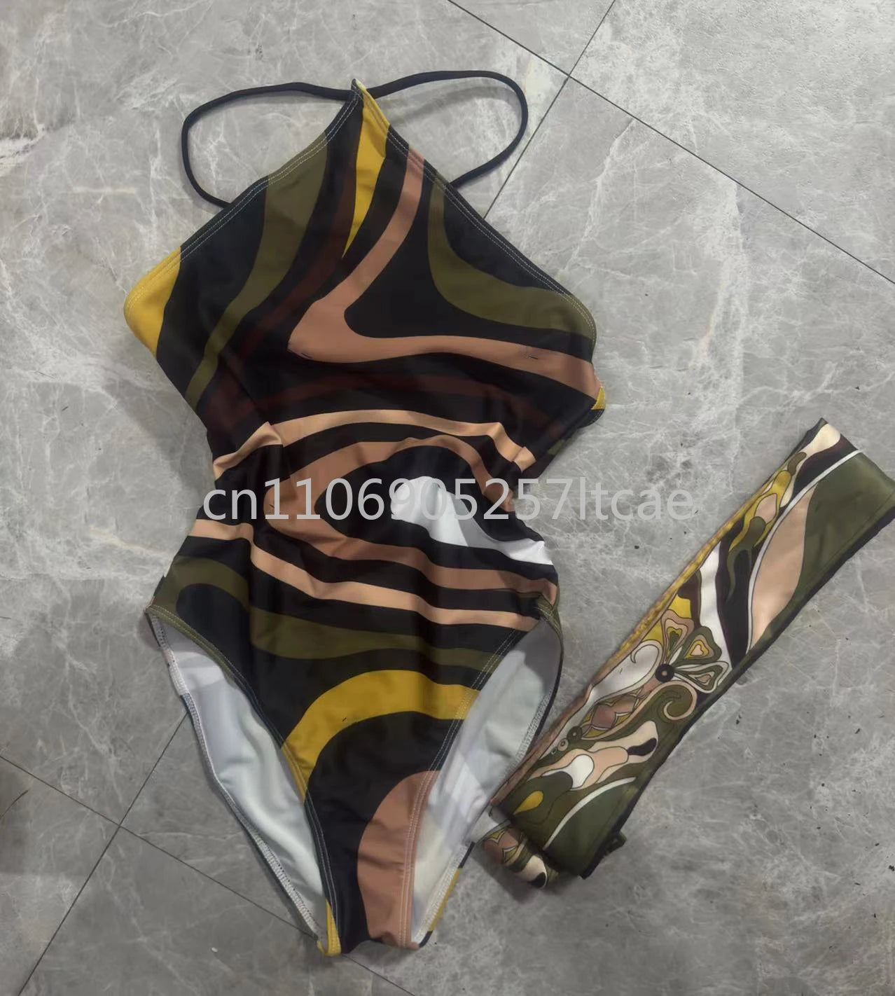 Luxury Design Women's Scarf Bikini Sets Letter Signature Logo Designer Brand Lady Headband Swimsuits