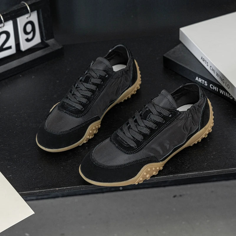 AIYUQI Women Sneakers 2025 New  Flat Non-slip Women's Moral Training Shoes Large Size Running Skateboarding Shoes For Women