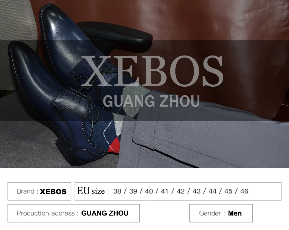 Italian Mens Dress Shoes Genuine Leather Cap Toe Oxfords Lace-up Black Brown Wedding Business Office Brogue Formal Shoes for Men