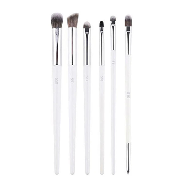 2/3/4/5/6/7pc White Makeup Brushes Liquid Foundation Base Make up Brush Eyeshadow blending Detail Face Eye Concealer Beauty tool