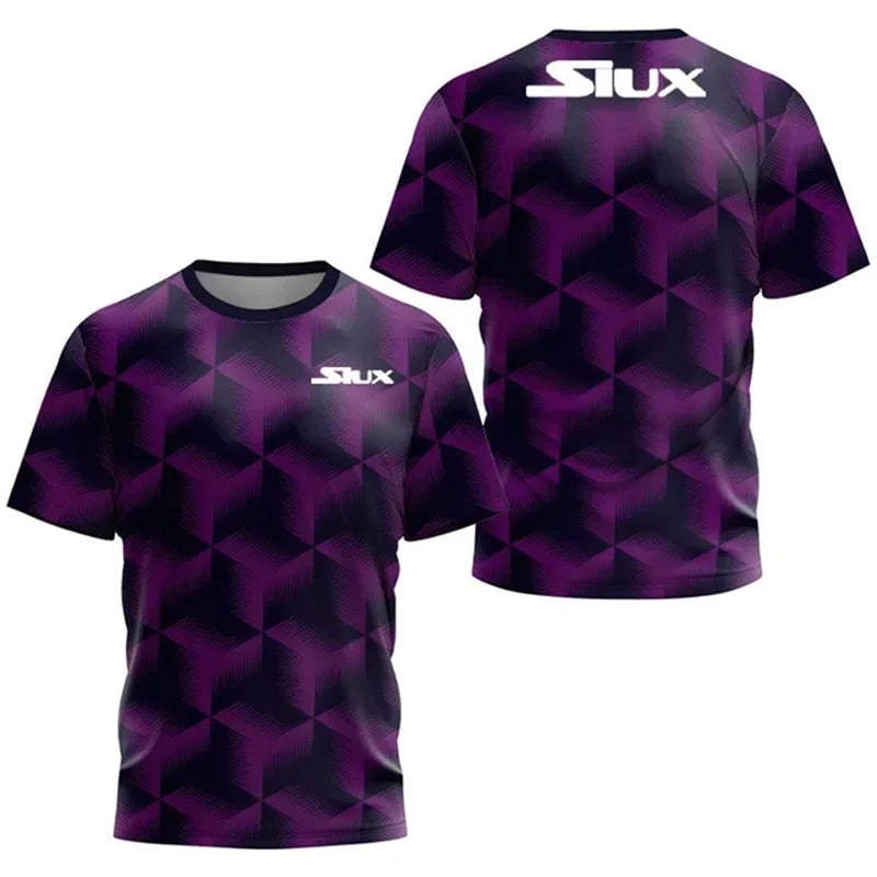 New SIUX Men's Quick Dry T-shirt Summer Sweat Running Sweatshirt Short Sleeve Breathable Badminton Tennis Volleyball Sports Tops