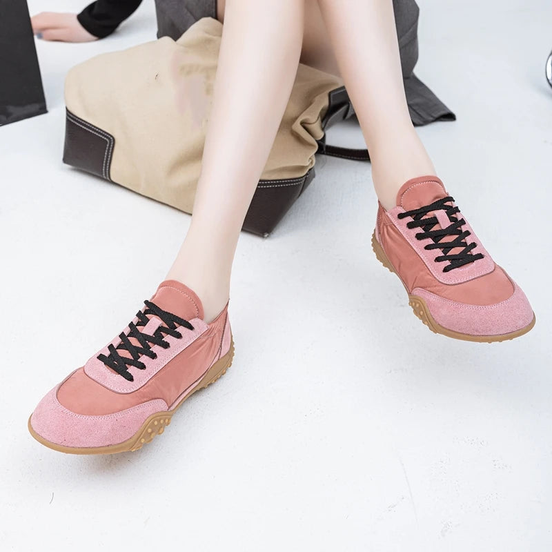 AIYUQI Women Sneakers 2025 New  Flat Non-slip Women's Moral Training Shoes Large Size Running Skateboarding Shoes For Women