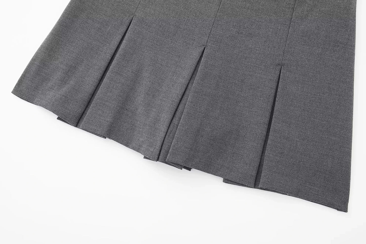 HXAO Pleated Mini Skirt Pants High Waist Grey Short Skirts Women Summer Black Skirt Shorts Streetwear Casual Women's Skort
