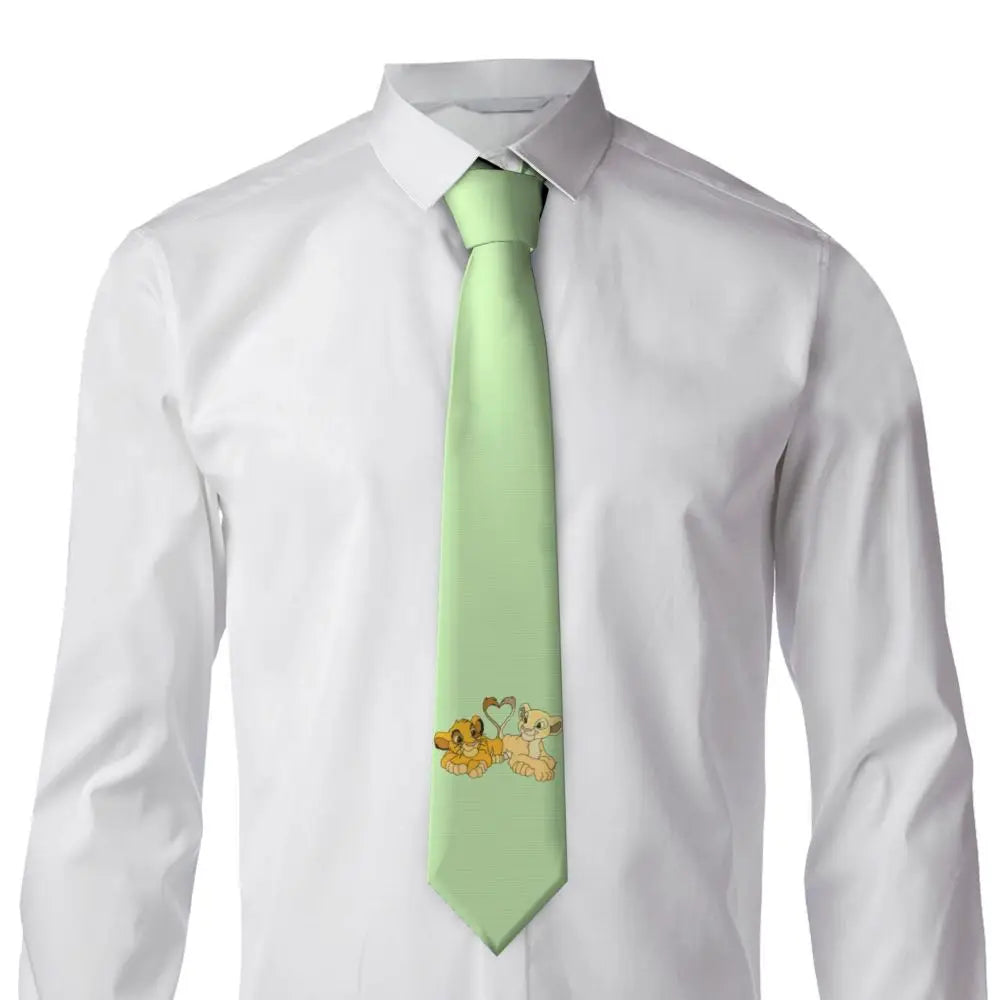 Custom The Lion King Hakuna Matata Necktie Mens Mens Suit Tie For Thanksgiving Day