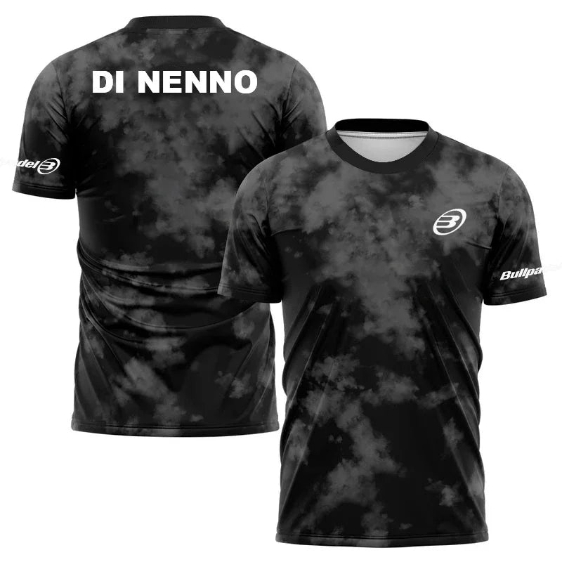Men's Quick Drying Padel T-Shirt 2023 Breathable Tennis Short Sleeve Tops World Padel Fans T Shirts Fitness Running Sportwear