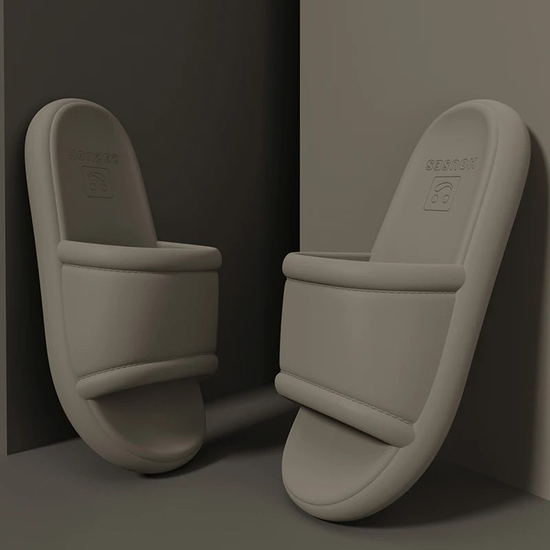 New Men's Slippers EVA Non-slip Bathroom Slipper Soft Comfortable Home Summer Sandal Indoor Bathroom Slippers Male Shower Shoes