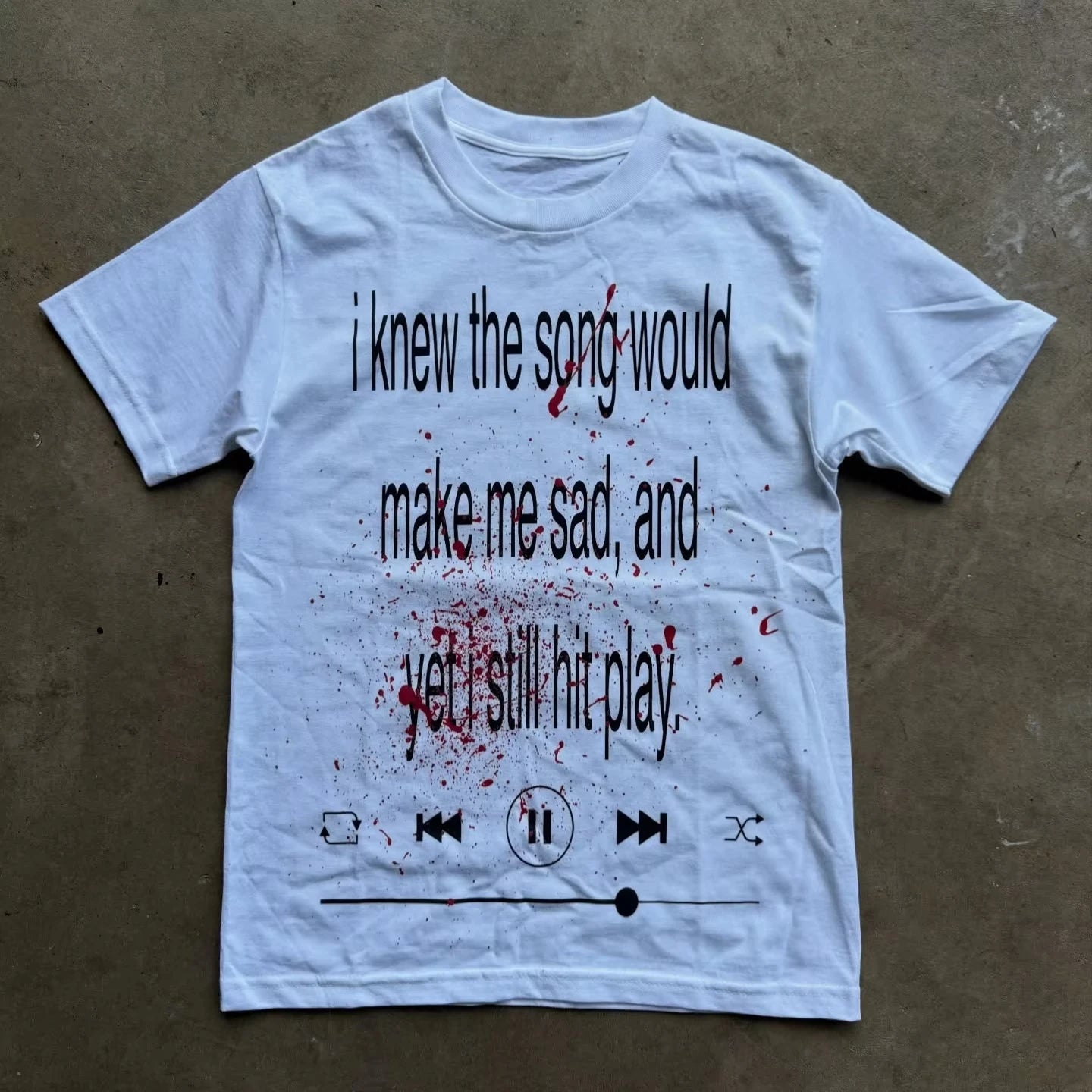 Y2K Classic Cotton Harajuku Hip Hop Letter Graphic Print Oversized T Shirt Gothic Retro Crew Neck Short Sleeve Mens Womens Tops