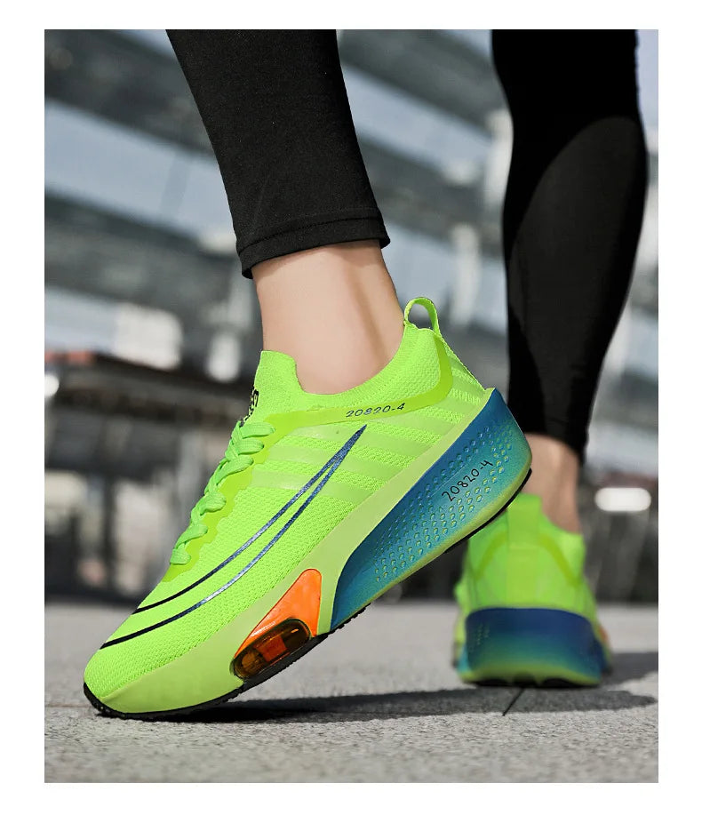 NEW Running Shoe Air Cushion Speciality Marathon Men Sports Breathable Lightweight Women's Comfortable Athletic Nonskid Sneakers