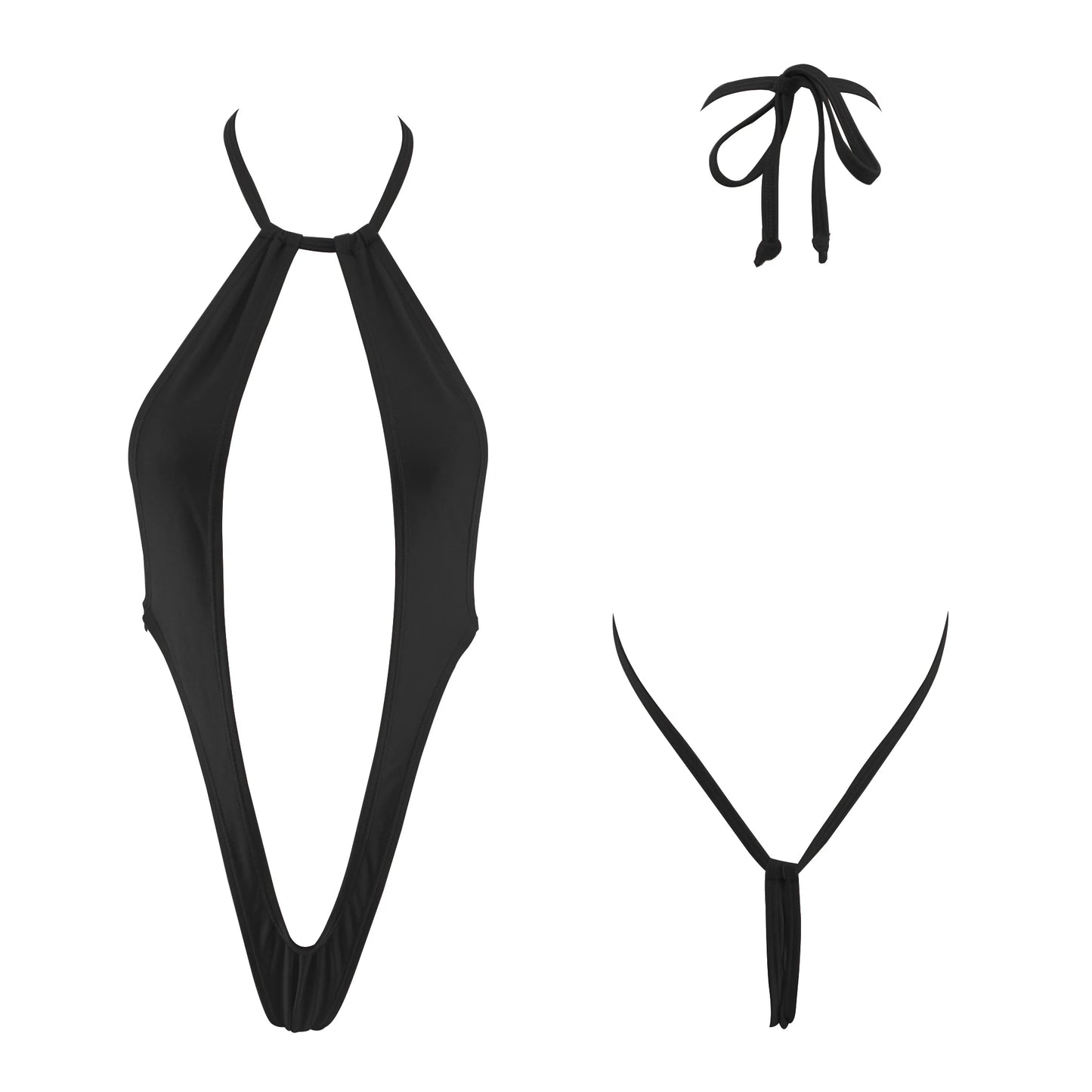 SHERRYLO Micro Bikini Sets for Women G String Extreme Sling Bikinis Exotic Skimpy Mini Monokini Sexy Swimsuit Bodysuit