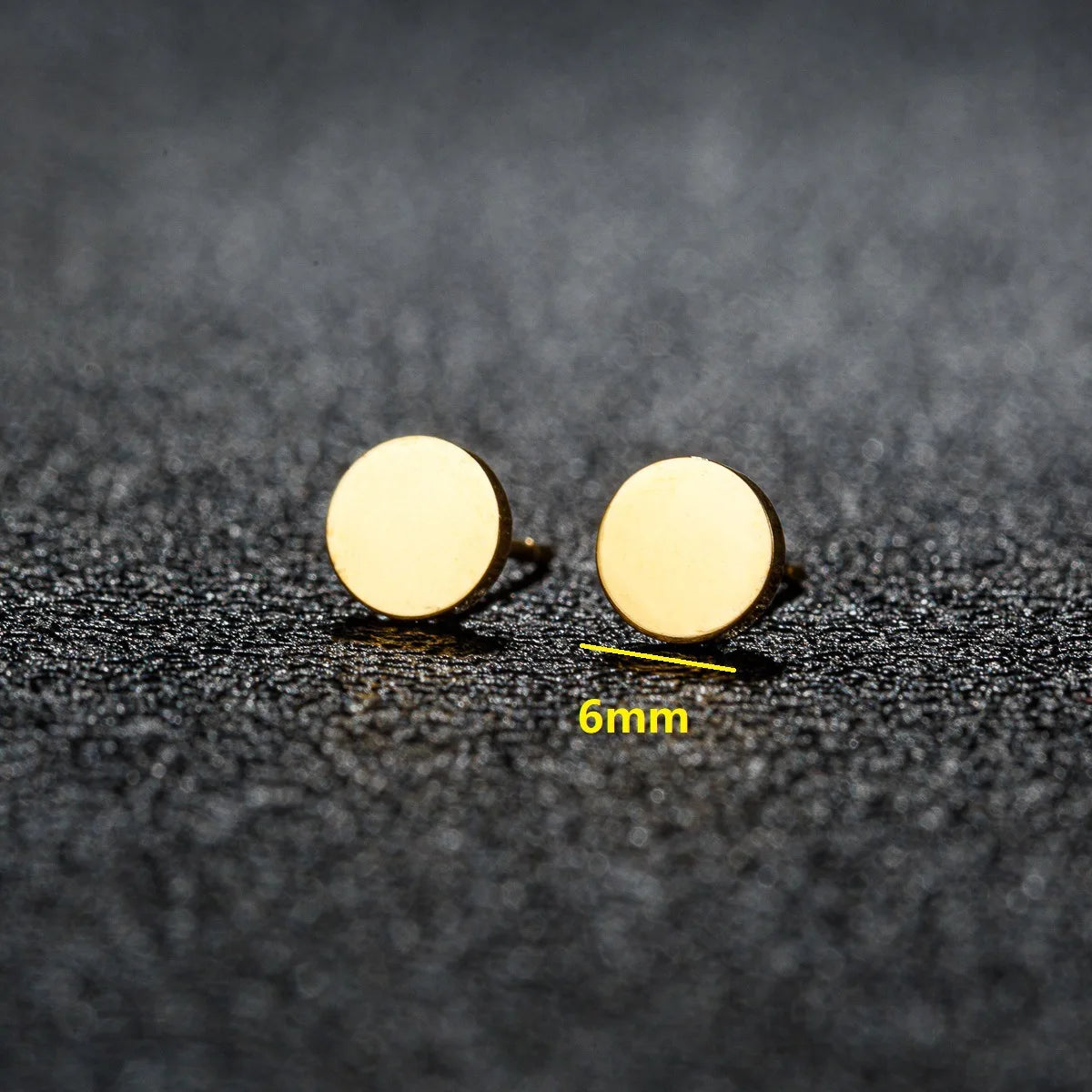 Vintage Simple Star Moon Circle Geometry Stainless Steel Stud Earrings for Women Trendy Earing Piercing Jewelry Gift