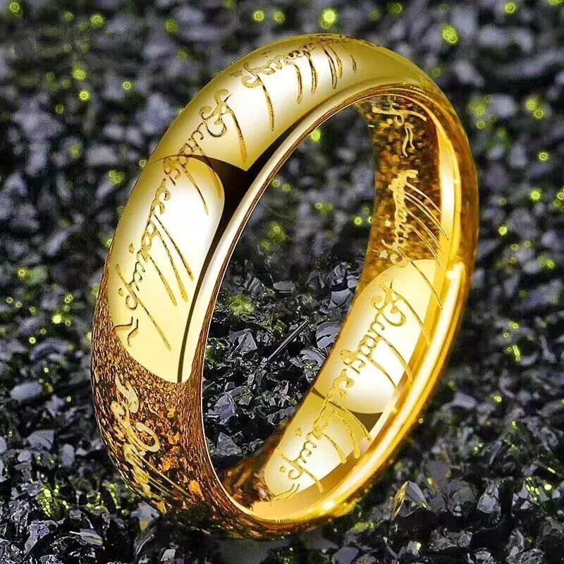 Stainless steel Language Rings for Unisex Fashion Accessories Jewelry