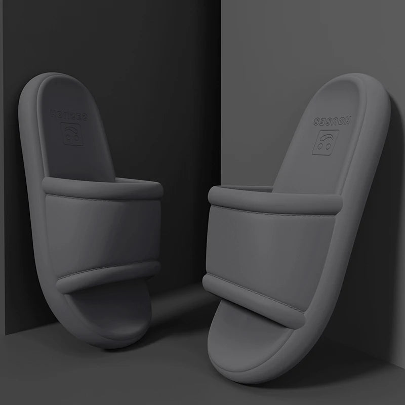 New Men's Slippers EVA Non-slip Bathroom Slipper Soft Comfortable Home Summer Sandal Indoor Bathroom Slippers Male Shower Shoes