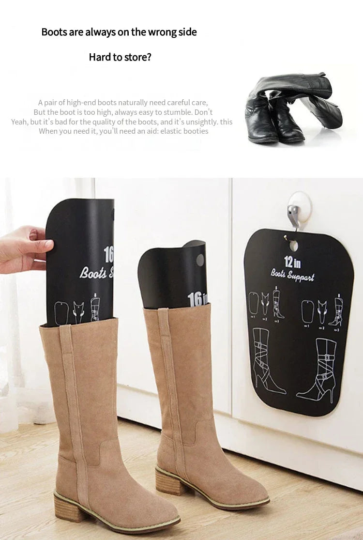 1Pcs Boot Shaper Stands Form Shoe Protector Inserts Tall Boot Support Keep Tube Shape for Women Men Plastic Long Boots Support