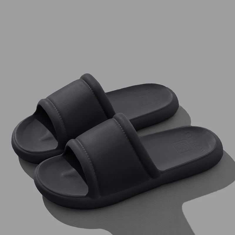 New Men's Slippers EVA Non-slip Bathroom Slipper Soft Comfortable Home Summer Sandal Indoor Bathroom Slippers Male Shower Shoes