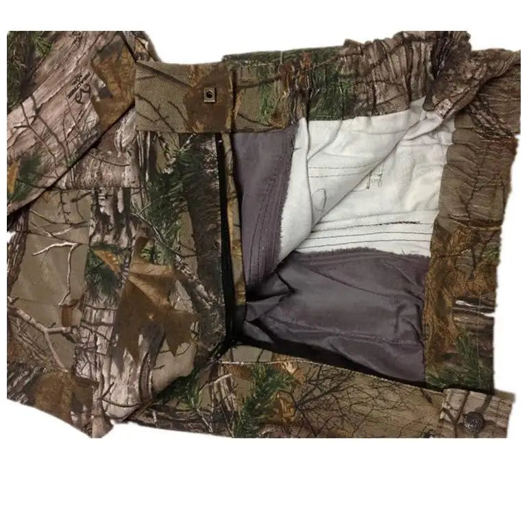 Men Pants Fashion Large Size Cotton Breathable Bionic Camouflage Trousers Outdoor Hiking Fishing Jungle Hunting Long Bottoms