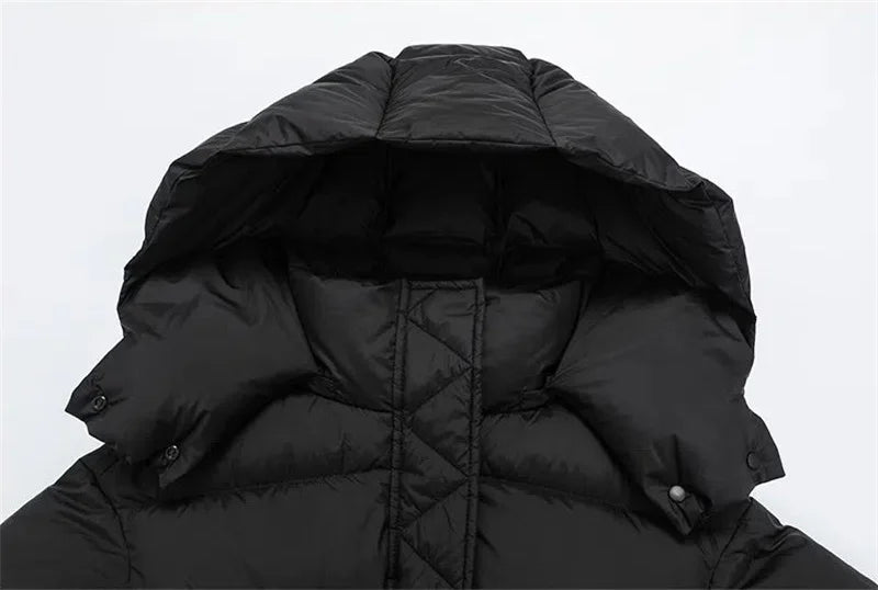 Women's Thickened Cotton Jacket Bread Style Warmth Outerwear Loose Fit Winter Top Korean Style Thickened Cotton Coat