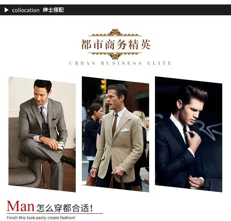 Business Leather Shoes for Men British Style Men's Office Dress Shoes Comfortable Slip-on Male Loafers Hot Daily Casual Shoes