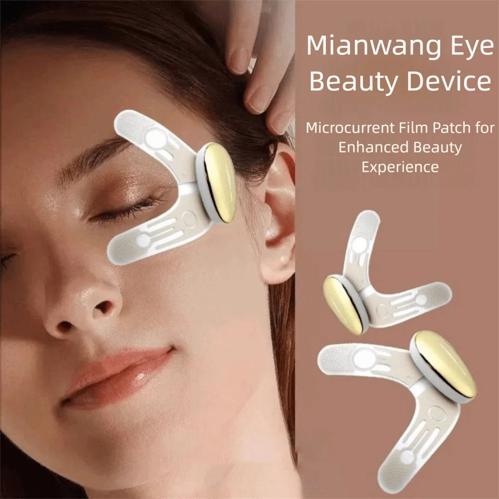 Anti-Wrinkle Microcurrent Eye Massager Dark Circles Remove Facial Lifting Skin Tightening Tool Electric Massage