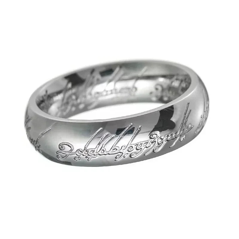Stainless steel Language Rings for Unisex Fashion Accessories Jewelry