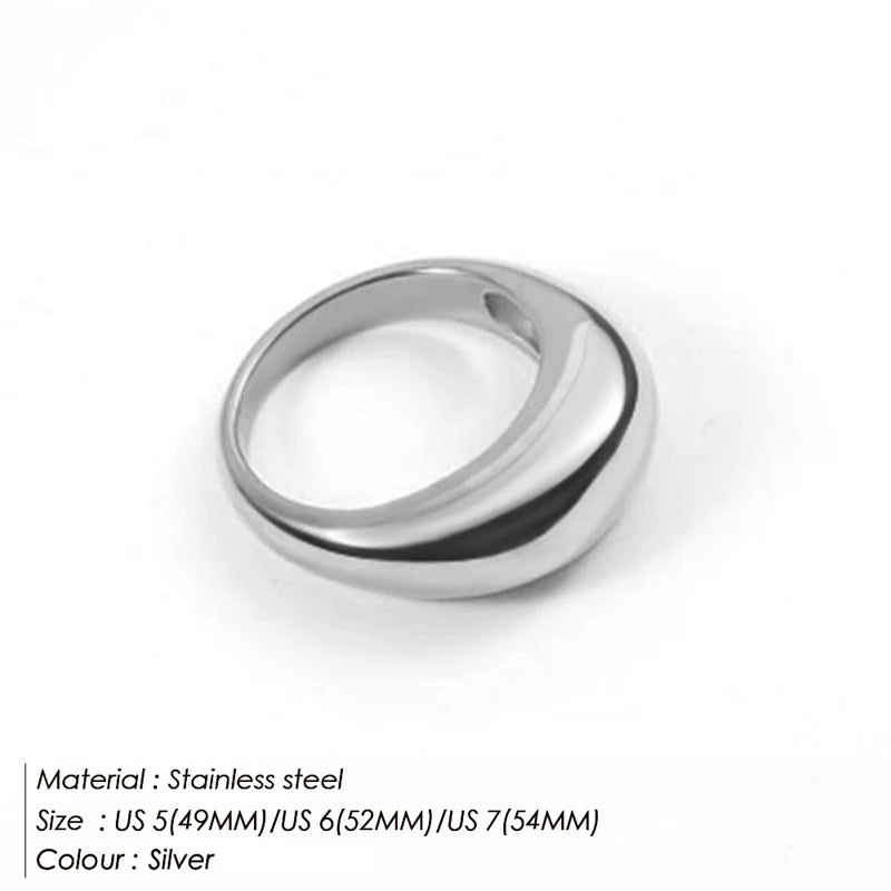 Fashion Ring 316L Stainless Steel Ring Anillo Ringen Mujer Women Rings Bague Couple Matching Jewlery Fashion Gifts Do not fade