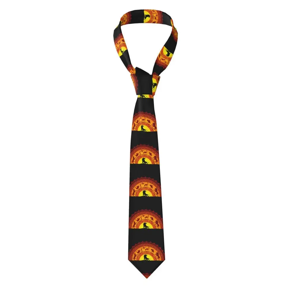 Custom The Lion King Hakuna Matata Necktie Mens Mens Suit Tie For Thanksgiving Day