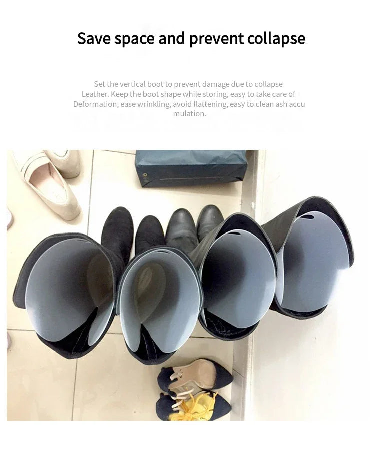 1Pcs Boot Shaper Stands Form Shoe Protector Inserts Tall Boot Support Keep Tube Shape for Women Men Plastic Long Boots Support