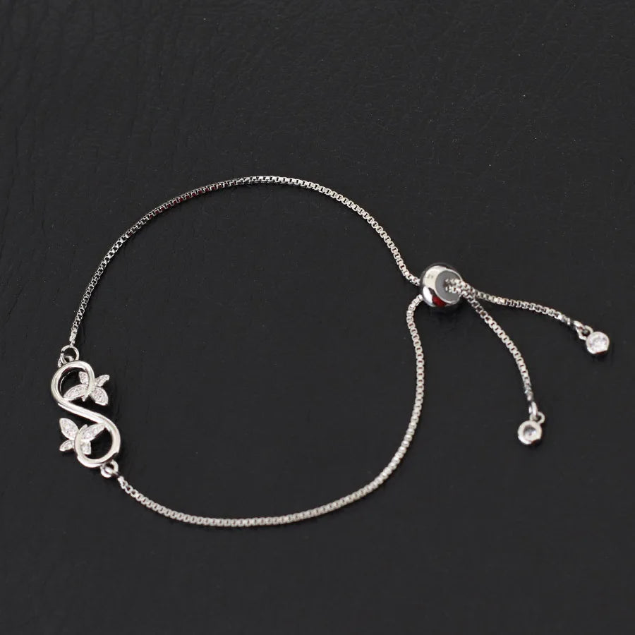 Fashion Gold Silver Color Women Chain Bracelet Adjustable Link Braclet Evil Eyes Butterfly Flower Cross Cuckold Braslet Joias