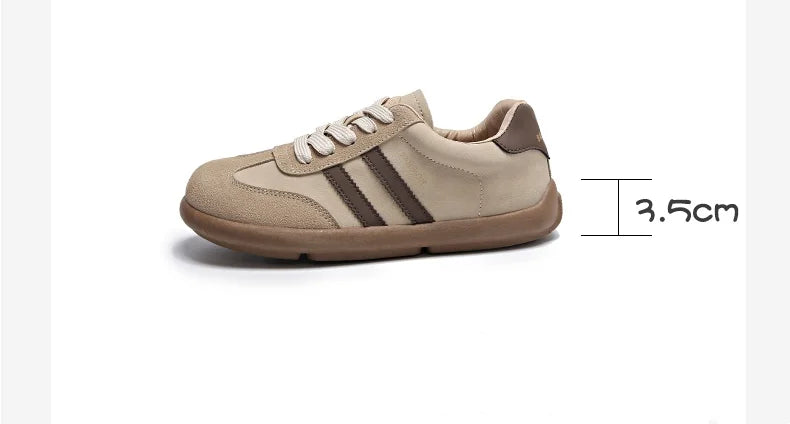 2025 New Autumn/Winter Women's Shoes Comfortable Casual Shoes College Style Wide Toe Soft Flat Shoes Outdoor Casual Sports Shoes