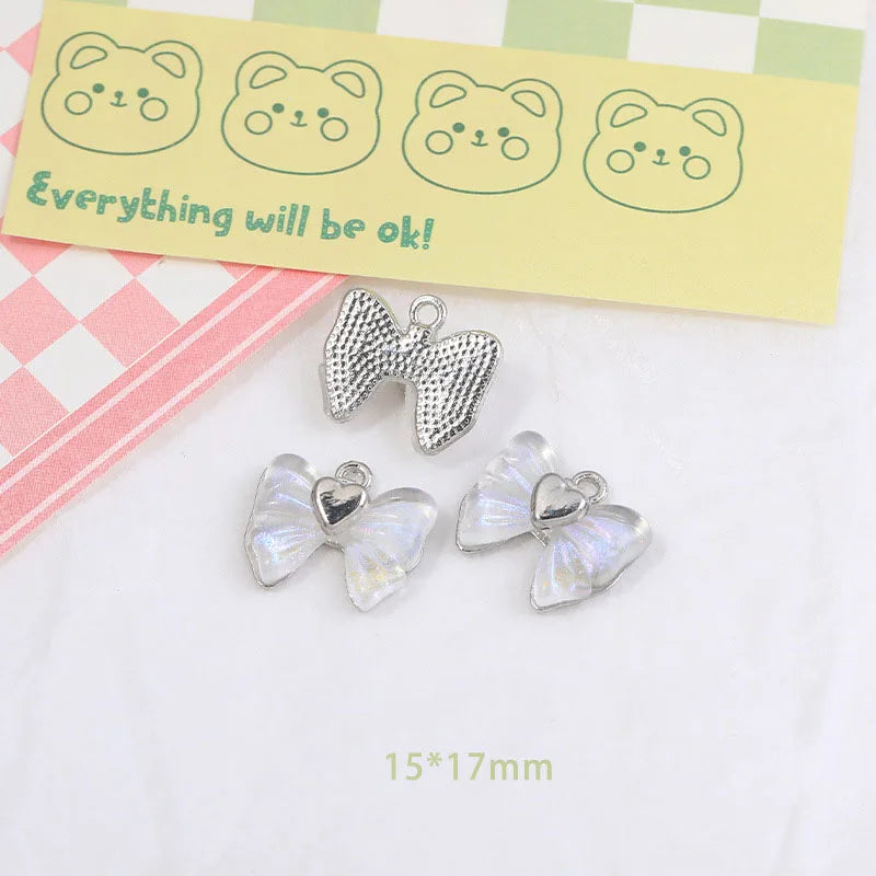 Wholesale Y2K Silver Charms for Jewelry Making Accessories DIY Pendant Necklace Bracelet Earring Women Girl Luxury Female Gift