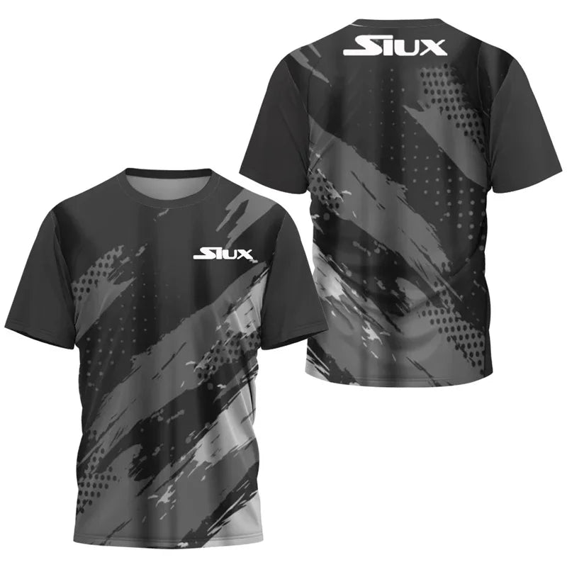New SIUX Men's Quick Dry T-shirt Summer Sweat Running Sweatshirt Short Sleeve Breathable Badminton Tennis Volleyball Sports Tops