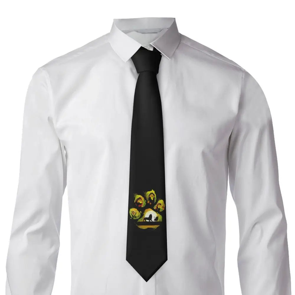 Custom The Lion King Hakuna Matata Necktie Mens Mens Suit Tie For Thanksgiving Day