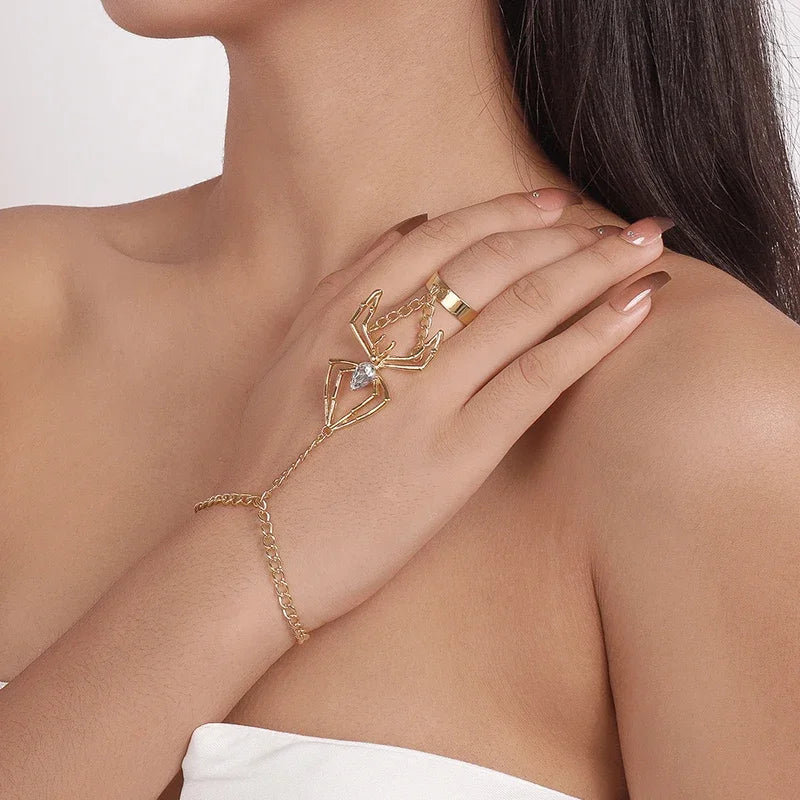 Snake Ring for Women Micro Inlaid Zircon Wound Small Female Simplicity Adjustable Opening Rings Index Finger Ring Jewelry