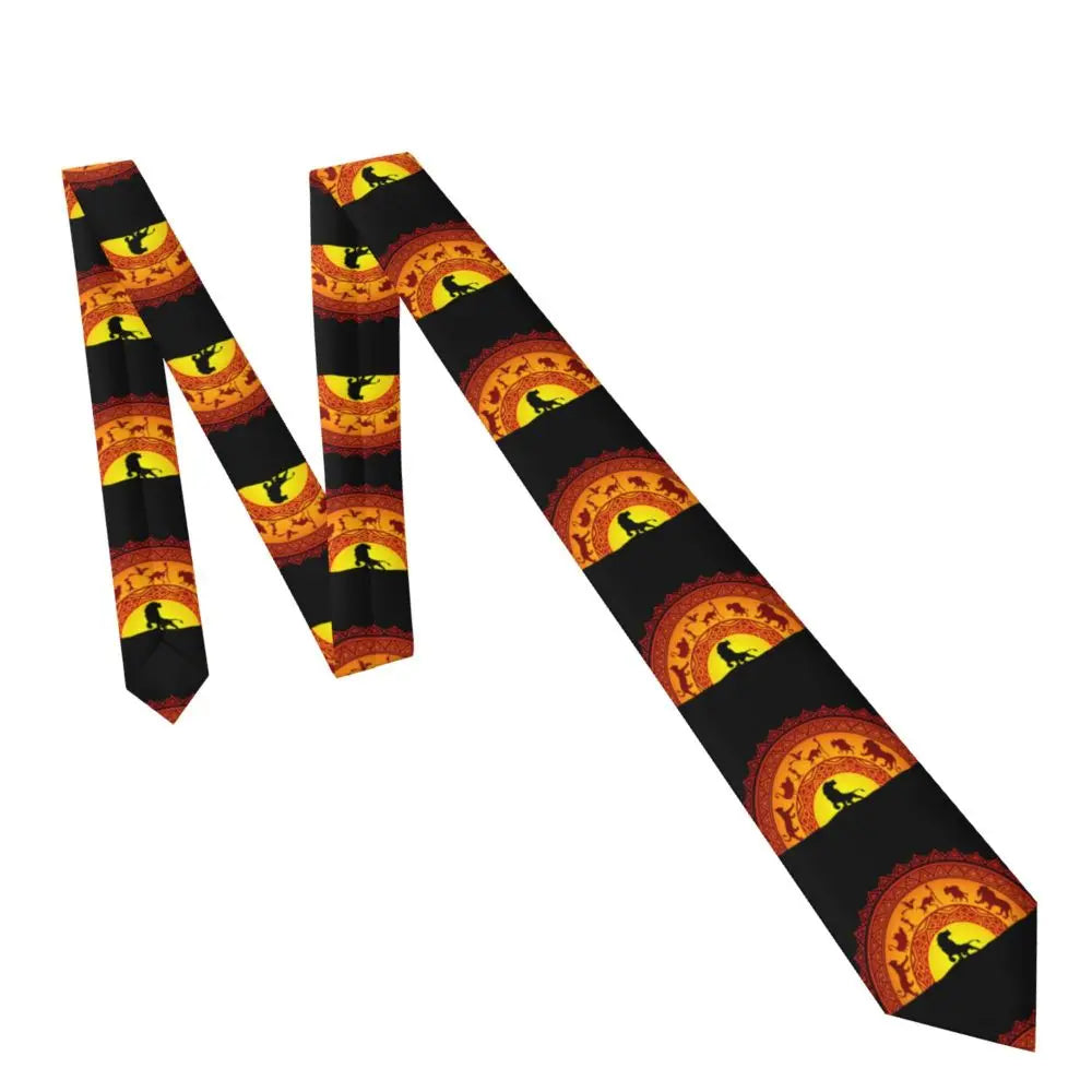 Custom The Lion King Hakuna Matata Necktie Mens Mens Suit Tie For Thanksgiving Day