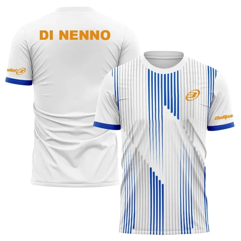 Men's Quick Drying Padel T-Shirt 2023 Breathable Tennis Short Sleeve Tops World Padel Fans T Shirts Fitness Running Sportwear