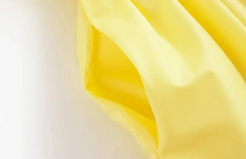 Slimming Casual Short Sleeve Pleated Shoulder Draped Dress Versatile Women's Fashion Design Knee-Length V-Neck Dress