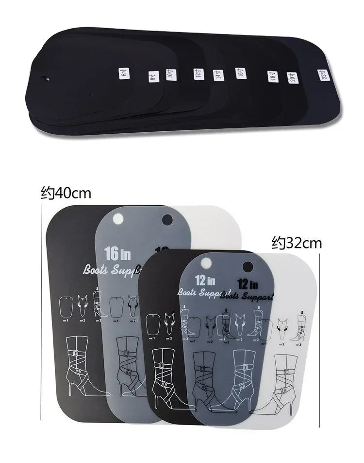 1Pcs Boot Shaper Stands Form Shoe Protector Inserts Tall Boot Support Keep Tube Shape for Women Men Plastic Long Boots Support