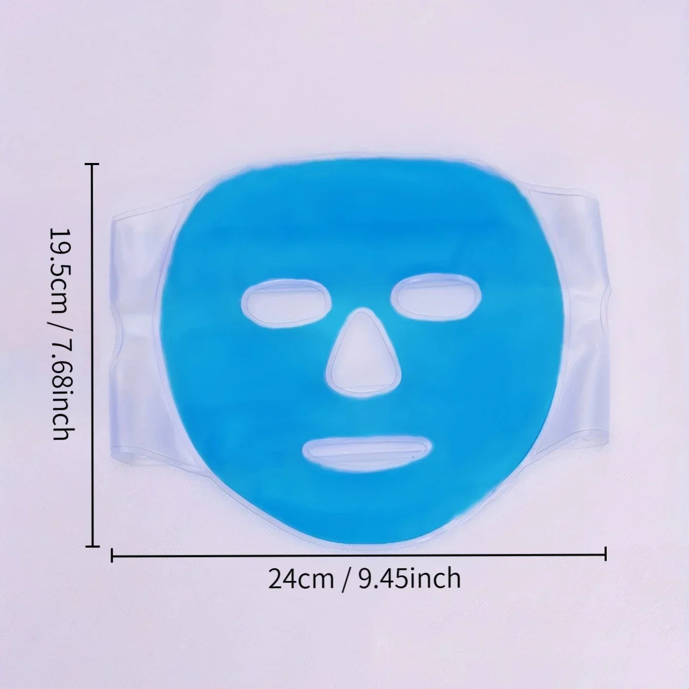 Face Cooling Mask Gel Eye Mask Ice Pack Cooling PVC Hot Cold Therapy Skin Care Tool Gel Face Mask Skin Firming Spa Sleep Mask