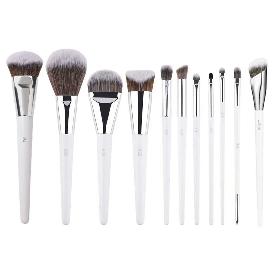 2/3/4/5/6/7pc White Makeup Brushes Liquid Foundation Base Make up Brush Eyeshadow blending Detail Face Eye Concealer Beauty tool