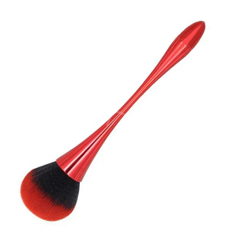 Rose Gold Powder Blush Makeup Brushes Professional Make Up Brush Soft Hair Large Nail Dust Cleaner Manicure Cosmetic Beauty Tool