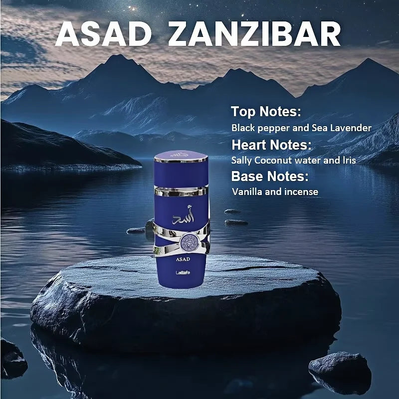 35ML/100ML Arabian Men's Perfume Long-lasting Fragrance High-quality Fresh Eau De Toilette Spray Pheromone Men's Perfume