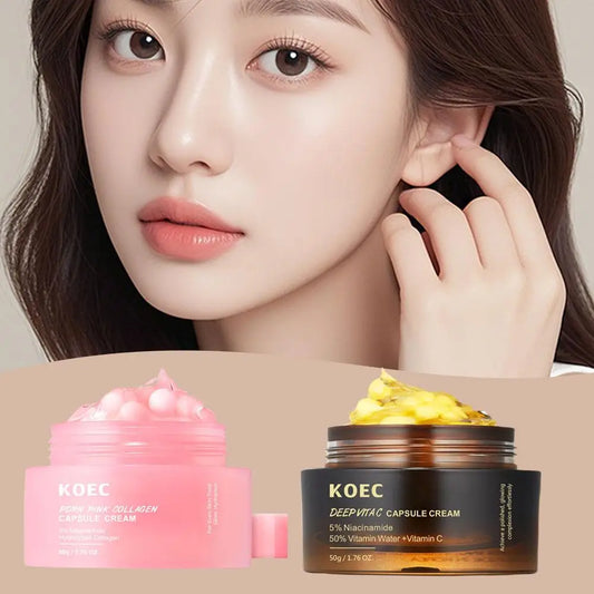 Koec Collagen Capsule Cream Long-lasting Moisturizing Skin Care Smoothing Deep Hydrating Nourishing Gentle Non-irritating