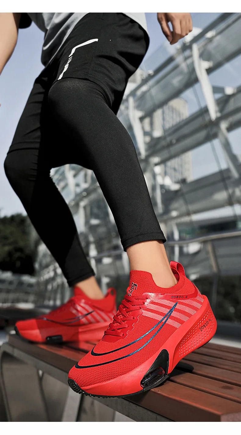 NEW Running Shoe Air Cushion Speciality Marathon Men Sports Breathable Lightweight Women's Comfortable Athletic Nonskid Sneakers