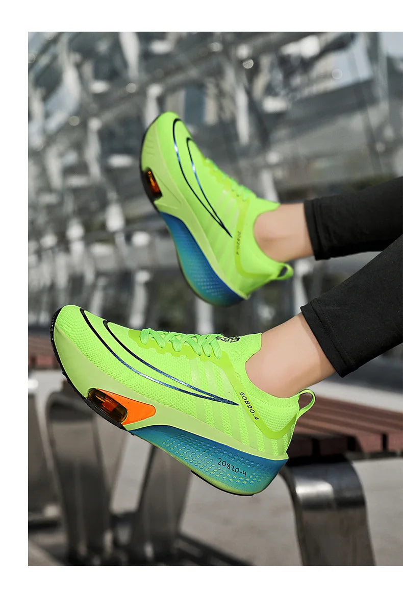 NEW Running Shoe Air Cushion Speciality Marathon Men Sports Breathable Lightweight Women's Comfortable Athletic Nonskid Sneakers