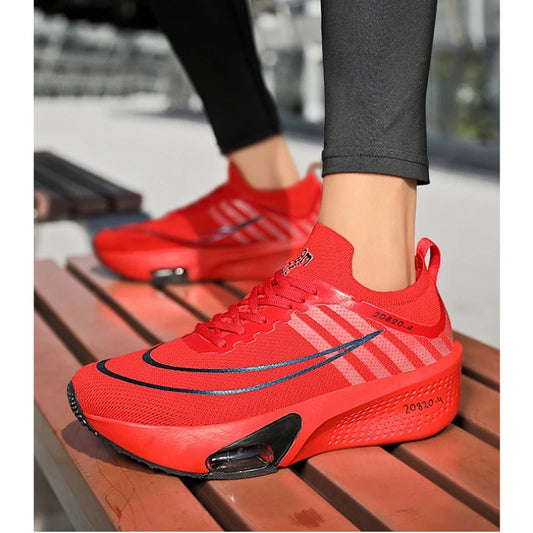 NEW Running Shoe Air Cushion Speciality Marathon Men Sports Breathable Lightweight Women's Comfortable Athletic Nonskid Sneakers